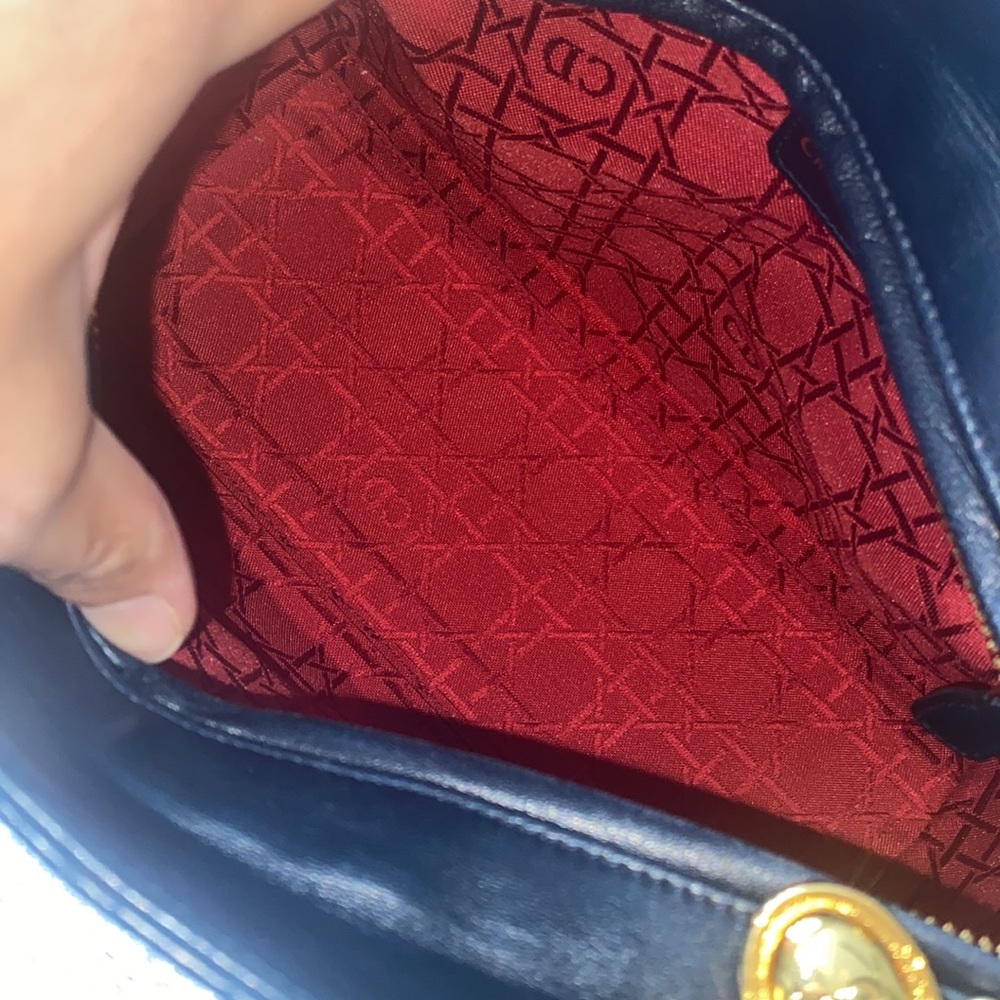❤️SOLD❤️Authentic Vintage Lady Dior in Cannage Lambskin leather in Navy w GHW - Picture 13 of 15
